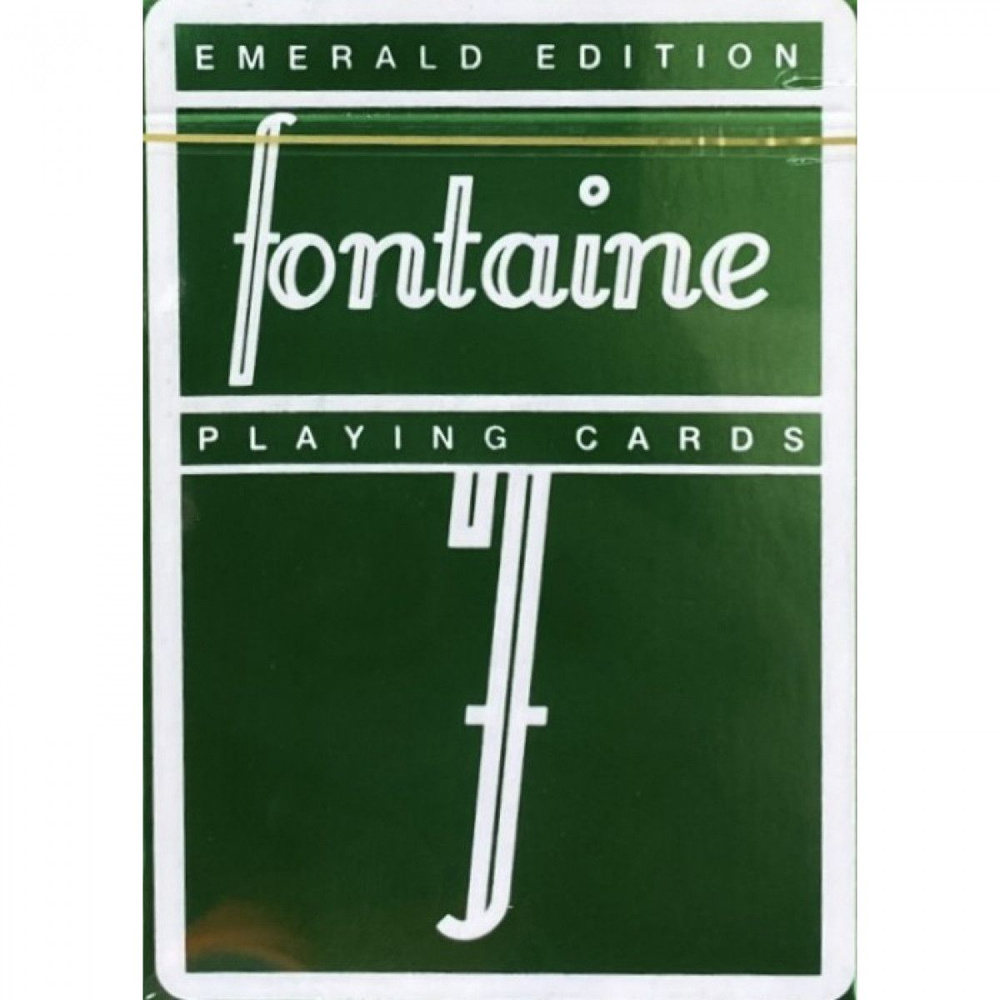 Игральные карты FONTAINE EMERALD для кардистри и коллекции #1