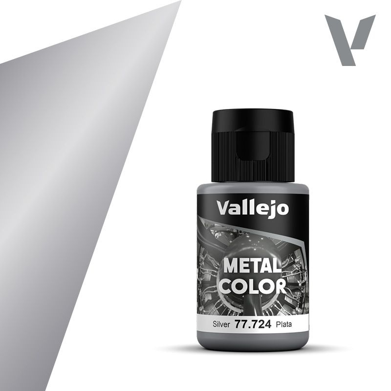 Краска Vallejo серии Metal Color - Silver (32 мл) #1