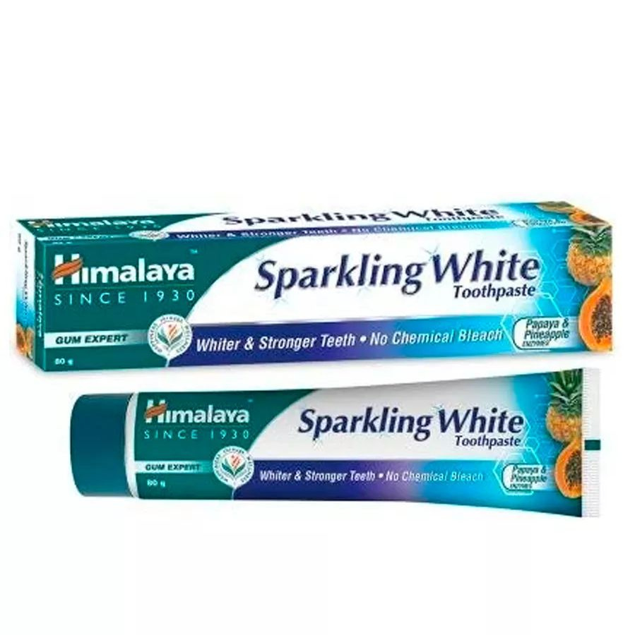 Зубная паста Himalaya Sparkling White, Белое сияние, гель, 80 г ...