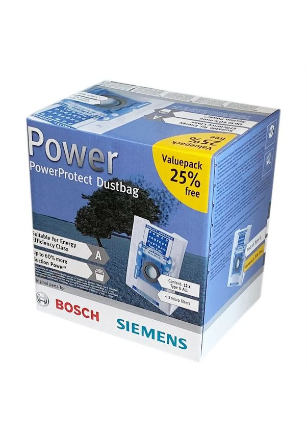 Мешки для пылесоса Bosch, Siemens (комплект 24 штук мешков + 6 фильтр) Type G All Plus Power Protect #1