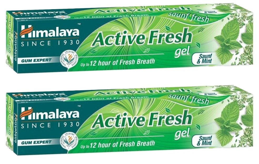 Himalaya Зубная паста Active Fresh Gel, 80 гр, 2 шт #1