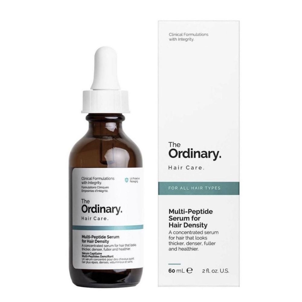 The Ordinary Мультипептидная сыворотка для увеличения роста и густоты волос  / The Ordinary Multi- Peptide Serum for Hair Density 60ml / Средство для роста  волос - купить с доставкой по выгодным ценам