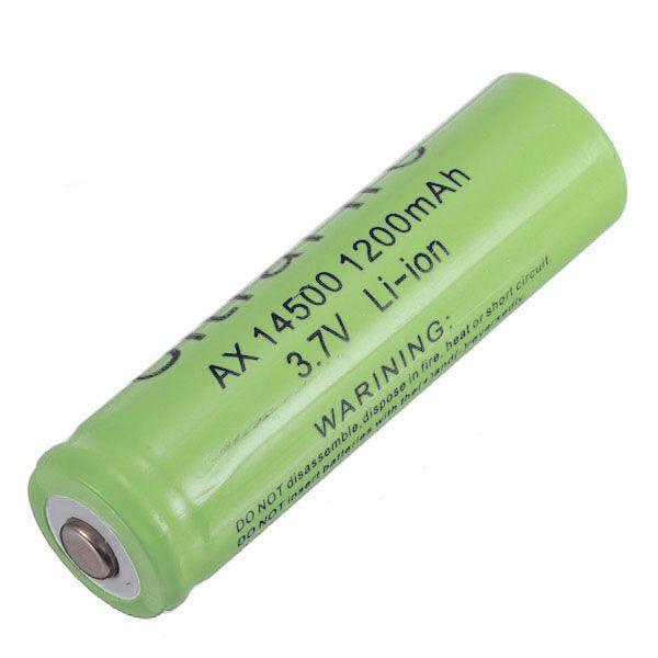 Аккумулятор Орбита 14500(R6) AA-1200 (600mAh) Li-ion, 3.7V #1