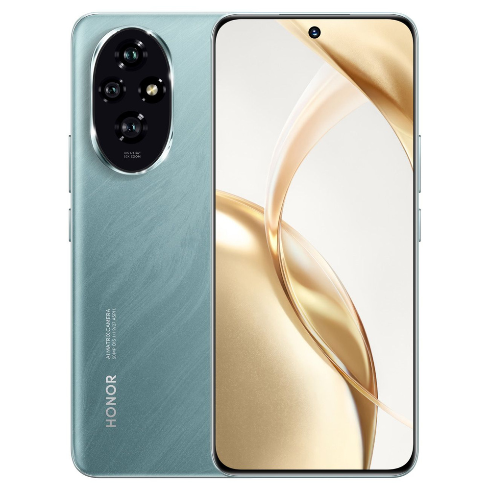 Honor Смартфон HONOR 200 Ростест (EAC) 8/256 ГБ, зеленый #1