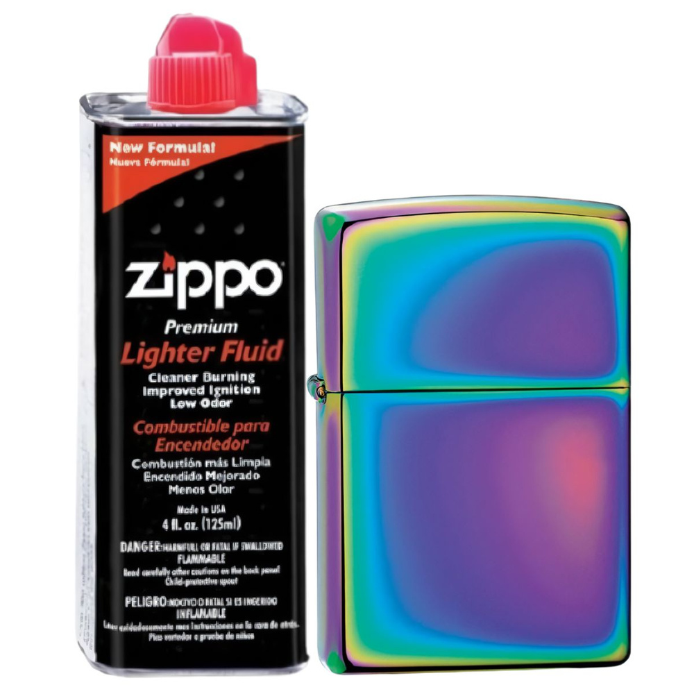 Зажигалка бензиновая Zippo 151 туристическая Classic Spectrum + бензин Zippo подарочный набор  #1