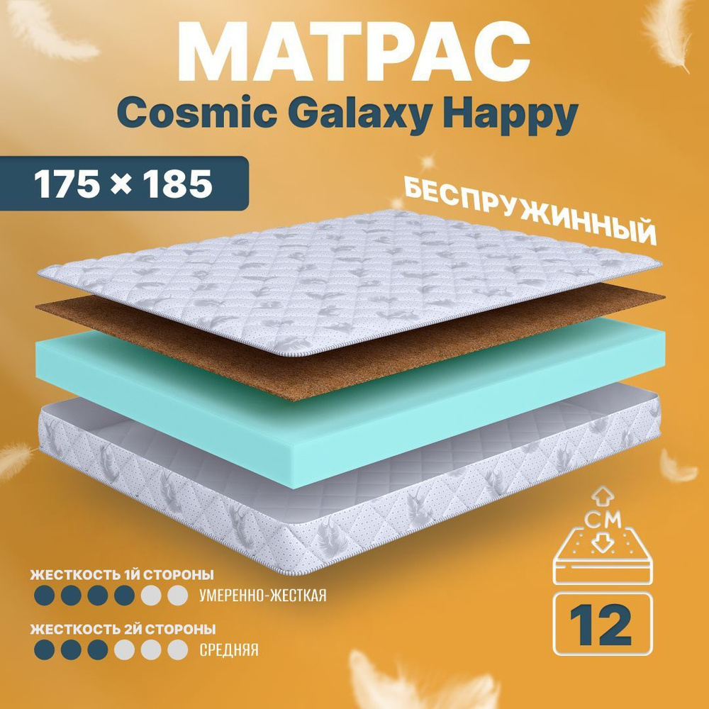 COSMIC Матрас Galaxy Happy, Беспружинный, 175х185 см #1