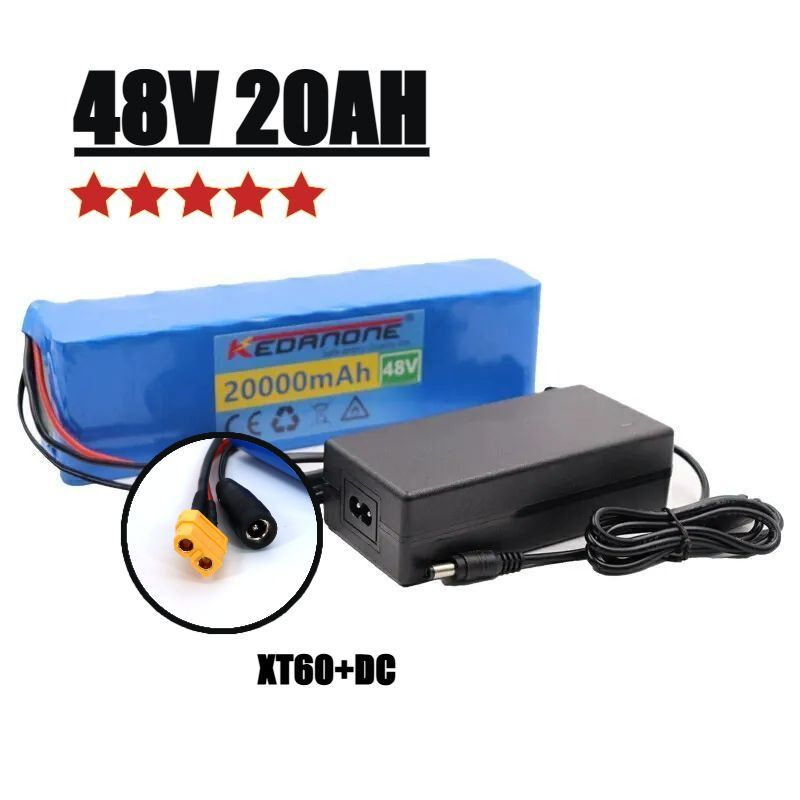 Аккумулятор для электровелосипеда 48V 20Ah ,13S3P XT60 DC ,2024, 500 Вт  #1