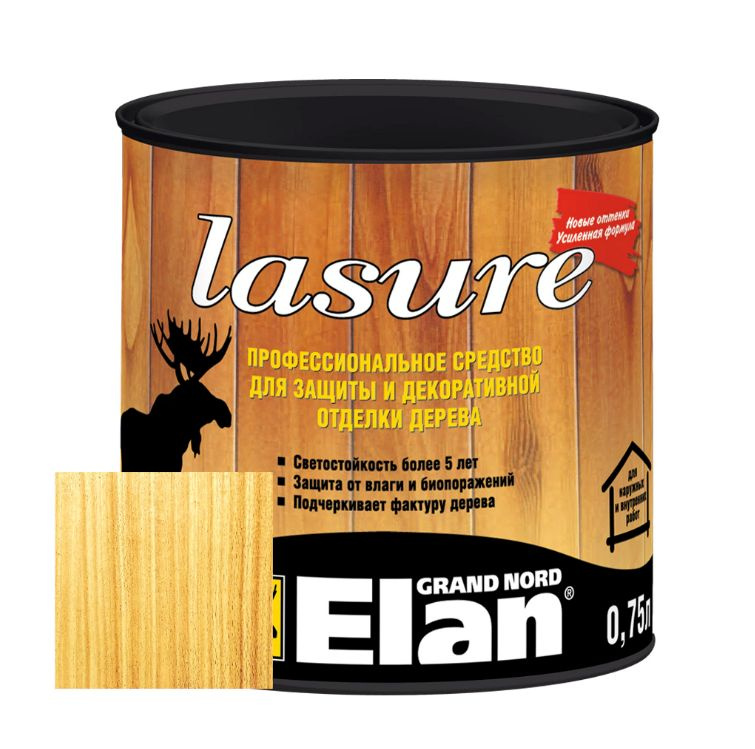 Лазурь для дерева Elan золотой дуб 0,75 л - купить по доступным ценам в ...