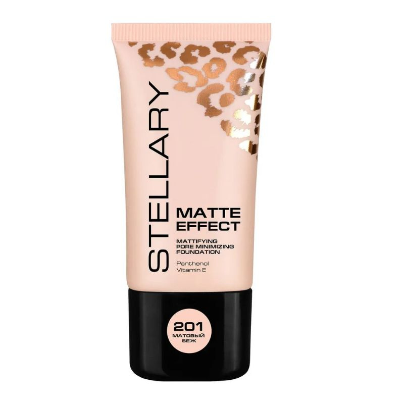 Stellary Тональный крем Matte effect foundation, тон 201 Матовый беж ...
