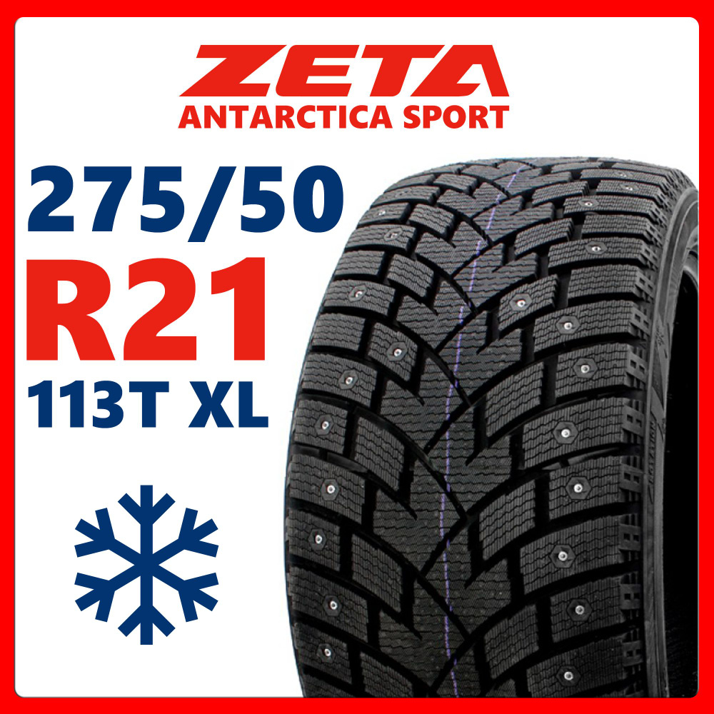 ZETA CAR TYRES Antarctica sport Шины  зимние 275/50  R20 113T Шипованные #1