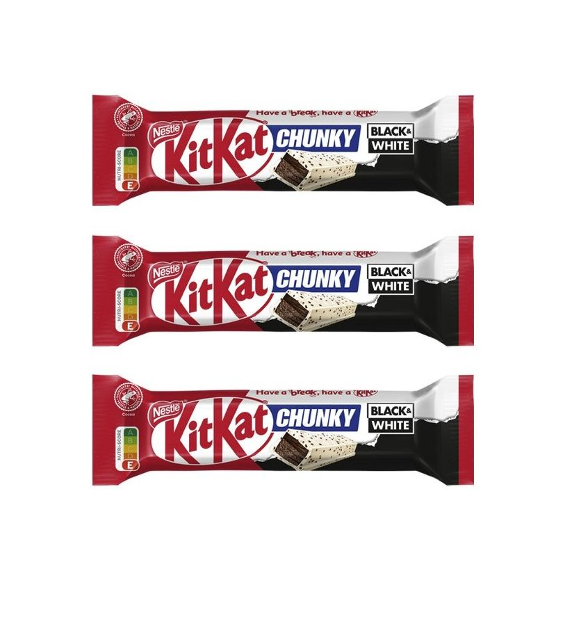 Батончики KitKat Chunky Black & White, 42 г x 3 шт #1