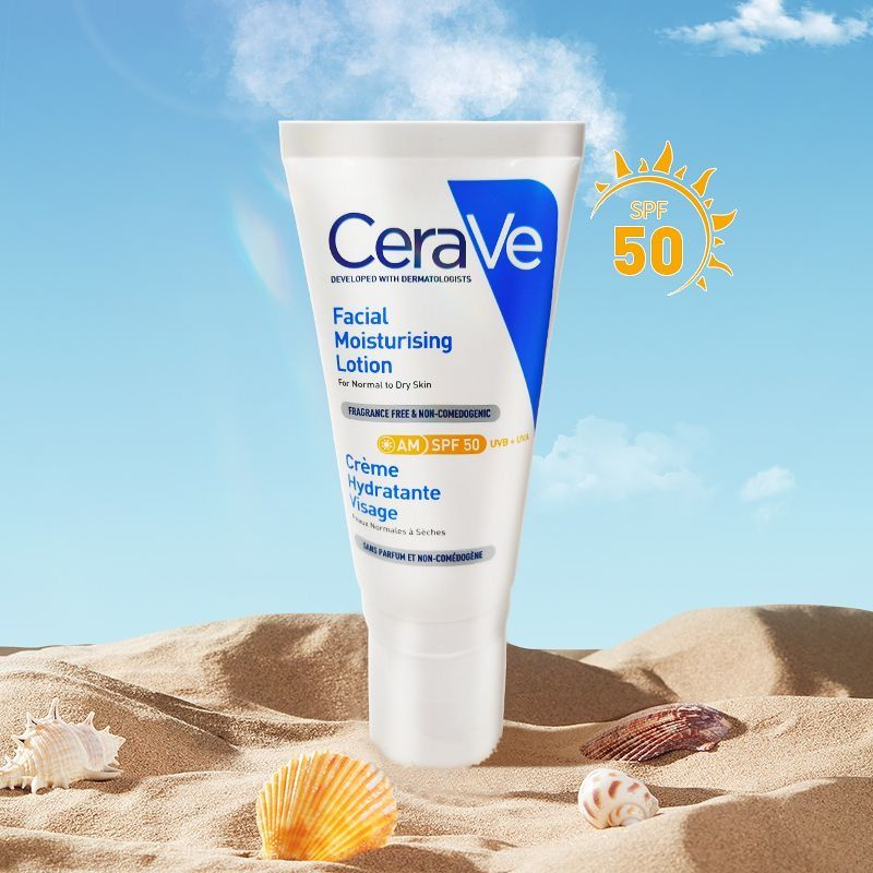 Солнцезащитный крем- лосьон CeraVe AM SPF50 #1