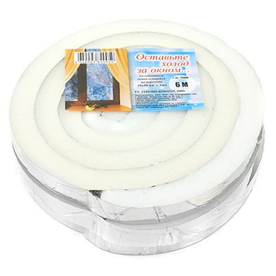 Утеплитель поролон 20х20мм 6м самоклеющийся комплект 5шт - купить с ...