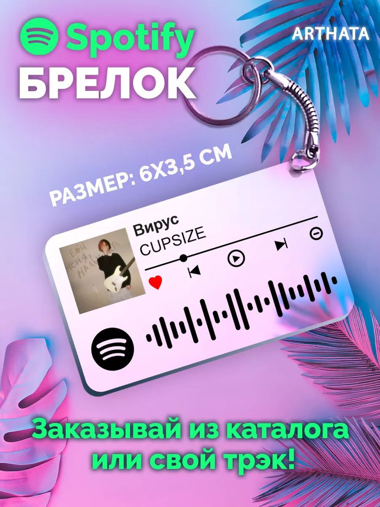 Брелок spotify Cupsize - Вирус #1
