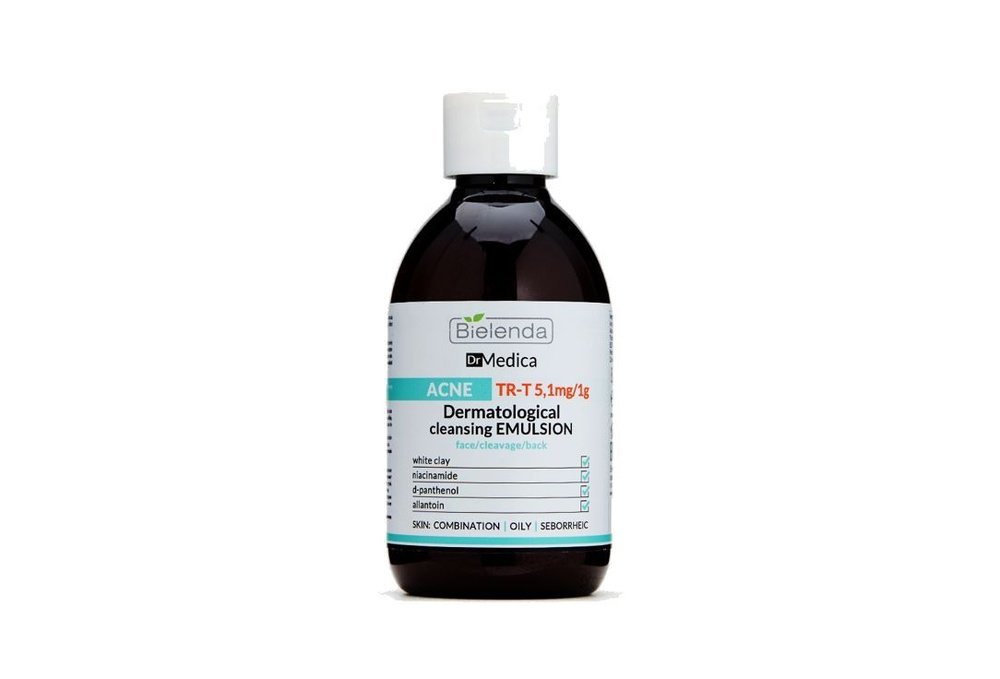 Дерматологическая очищающая эмульсия анти-акне / BIELENDA, DR MEDICA ACNE / 250мл #1