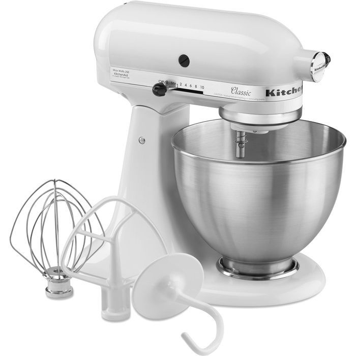 KitchenAid Планетарный миксер 5K45SSEWH, 275 Вт #1