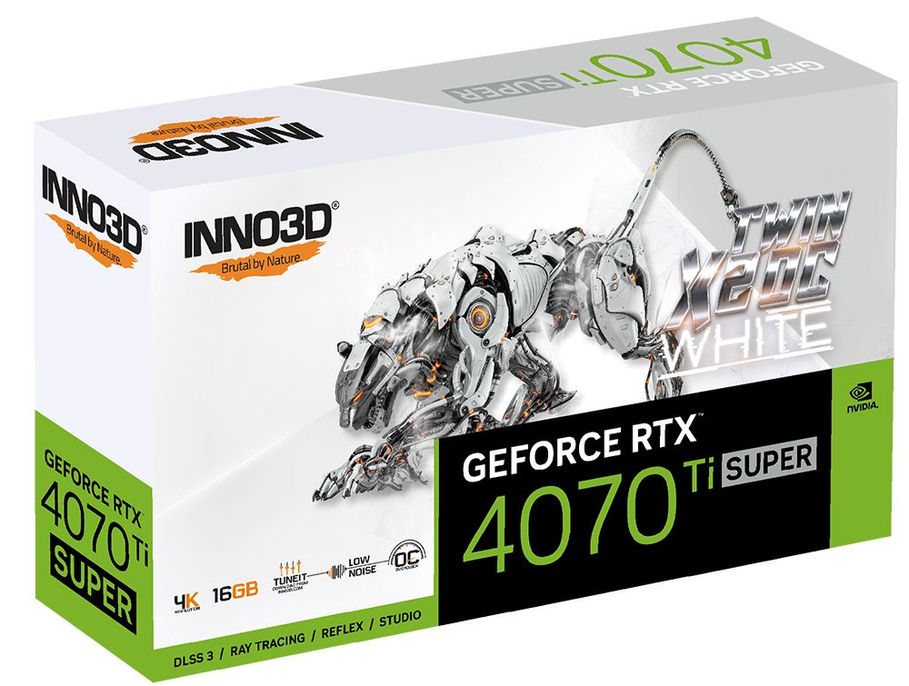 Видеокарта Inno3D GeForce RTX 4070 Ti SUPER, 16 ГБ PCI-E 4.0 x16