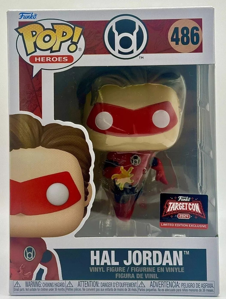 Фигурка Funko Pop! Dc Comics: Hal Jordan Red Lantern (Эксклюзив TargetCon (Фанко Поп Хэл Джордан Красный #1