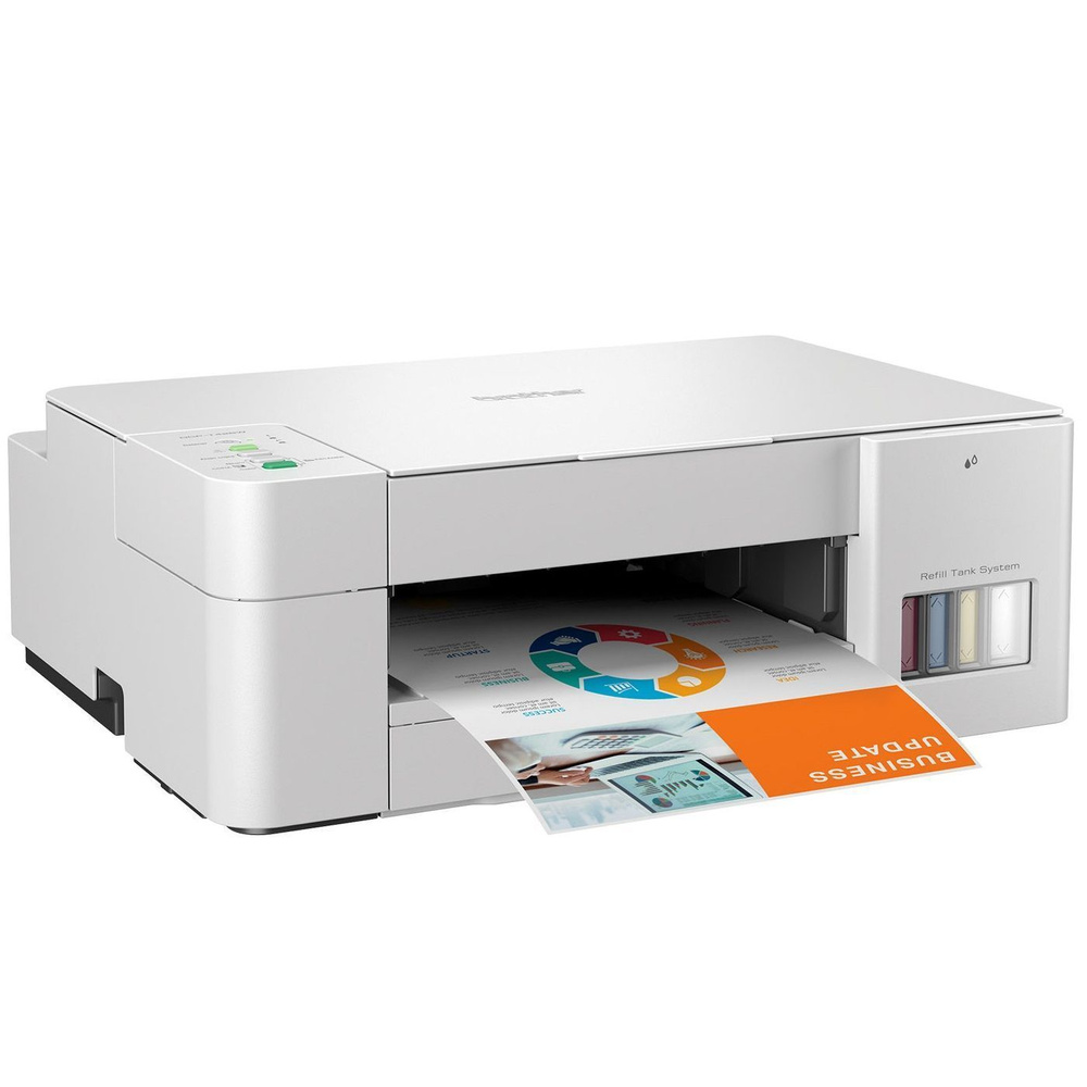 Принтер DCP-T426W, СНПЧ, цветн., A4, Wi-Fi, USB【с 4 флаконами ...