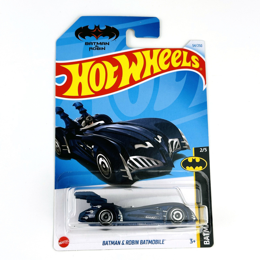 Машинка Hot wheels 2024 BATMAN & ROBIN BATMOBILE купить на OZON по