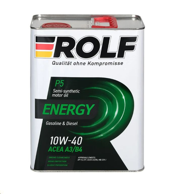 ROLF ENERGY 10W-40 Масло моторное, Полусинтетическое, 4 л #1