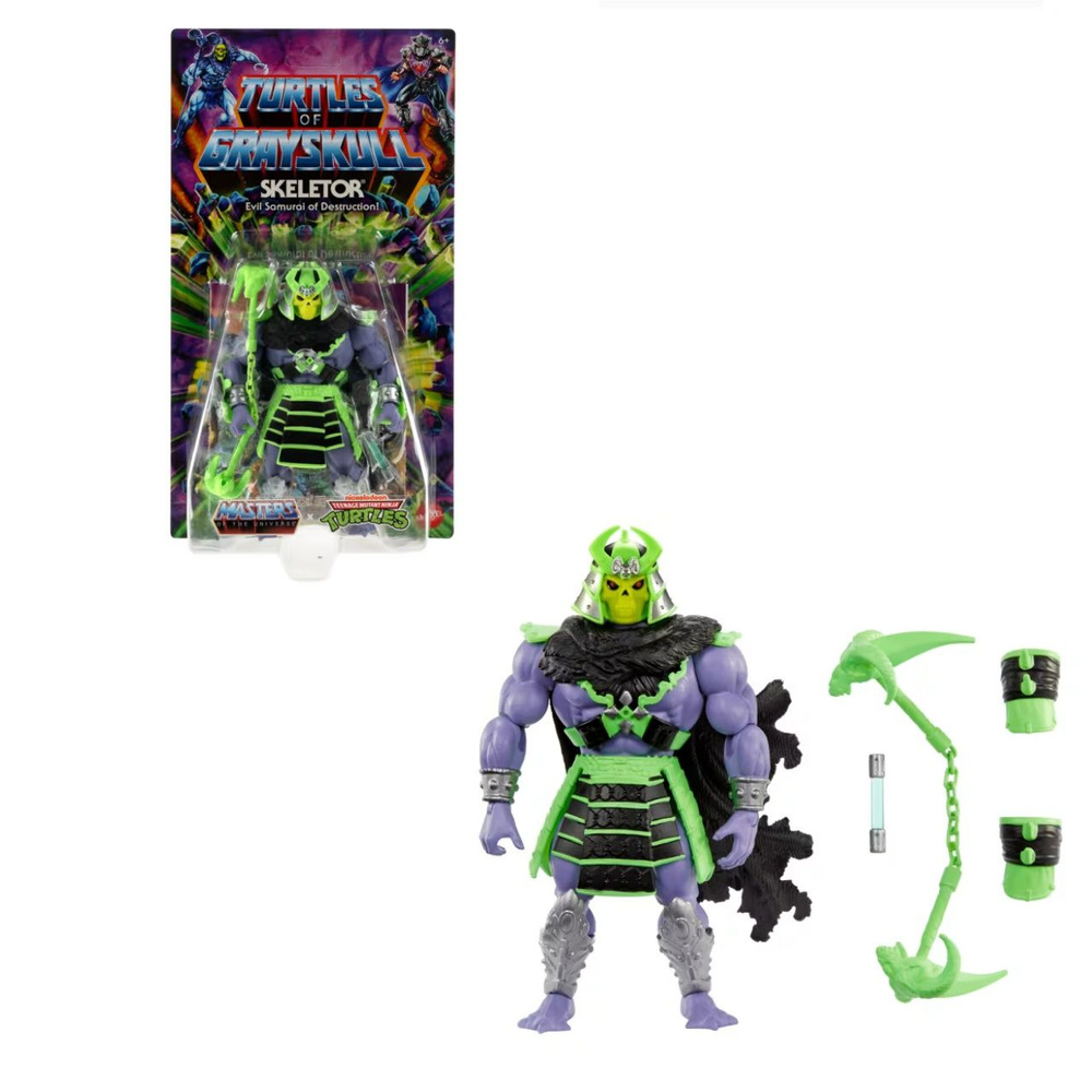 игрушки mattel фигурки Motu Origins Turtles Of Grayskull Skeletor Action Figure Toy, TMNT Masters Of #1