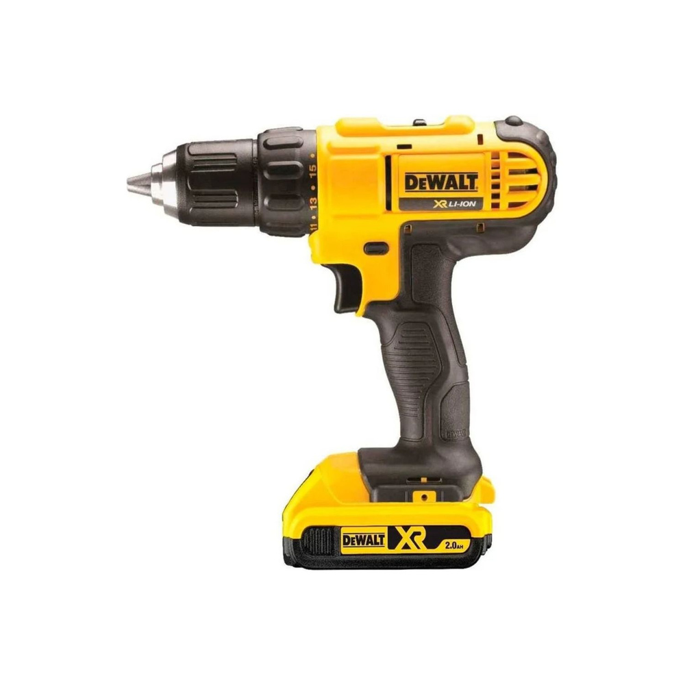 Дрель-шуруповерт аккумуляторная DeWALT DCD771D2 18В 2.0Ач 2 XR Li-Ion Multi-voltage з/у  #1