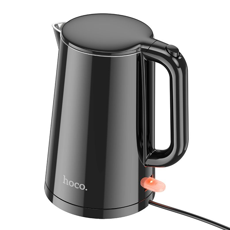 Электрический чайник HOCO HE11 Electric Kettle, 1.7 литра, 1500-1800W, черный  #1