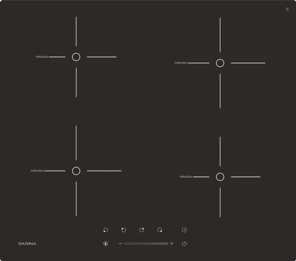DARINA  варочная панель PL EI313 B #1