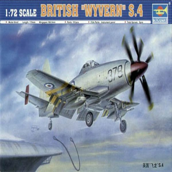 Trumpeter 01619 Сборная модель самолета BRITISH "WYVERN" S.4 #1