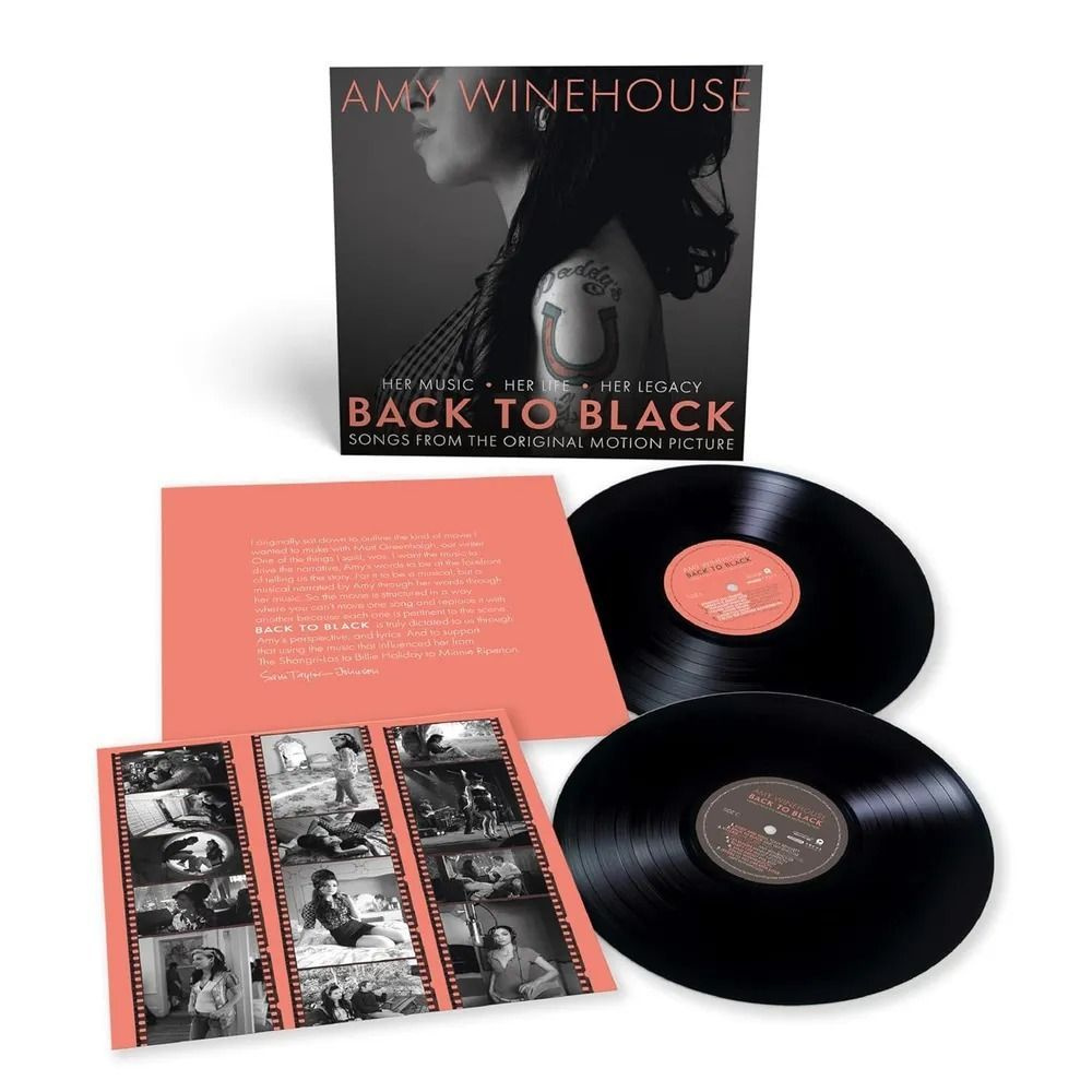 Amy Winehouse Back To Black: Songs From The Original Motion Picture 2 LP Vinyl Виниловая пластинка  #1