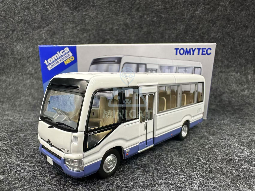 Машинка 2410 TOMYTEC 1:64 TLV LV-N326a HINO LIESSE II LX white diecast car model #1