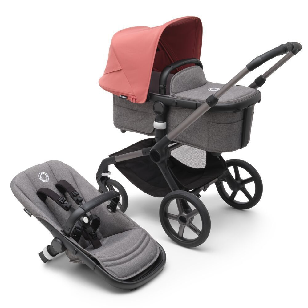 Коляска 2в1 Bugaboo Fox 5 Graphite/Grey Melange #1