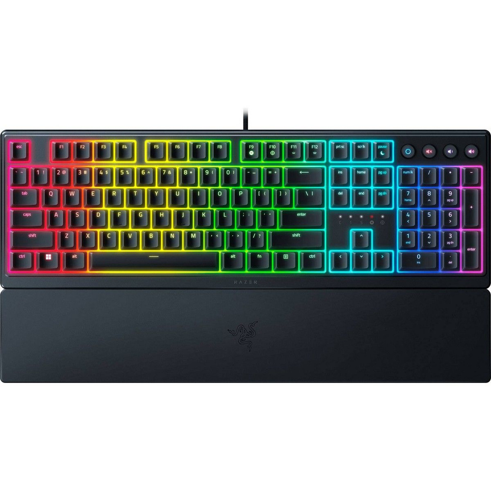 Клавиатура проводная Razer Ornata V3, черная (RZ03-04460800-R3R1) #1