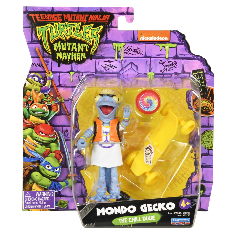 Фигурка Мондо Геко Черепашки Ниндзя Погром Мутантов / TMNT Mondo Gecko Mutant Mayhem #1