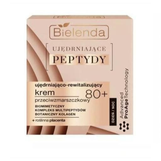 BIELENDA FIRMING PEPTIDES Укрепляющий и восстанавливающий крем против морщин 80+ день/ночь 50мл  #1