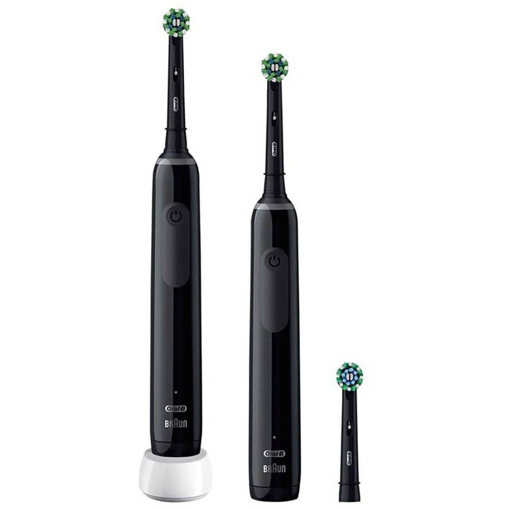 Электрическая зубная щетка Braun Oral-B PRO 3 3900 Duo Black #1