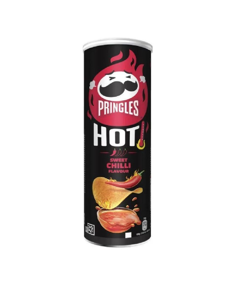 Чипсы Pringles HOT Sweet Chilli Flavour Сладкий Чили 160 г #1