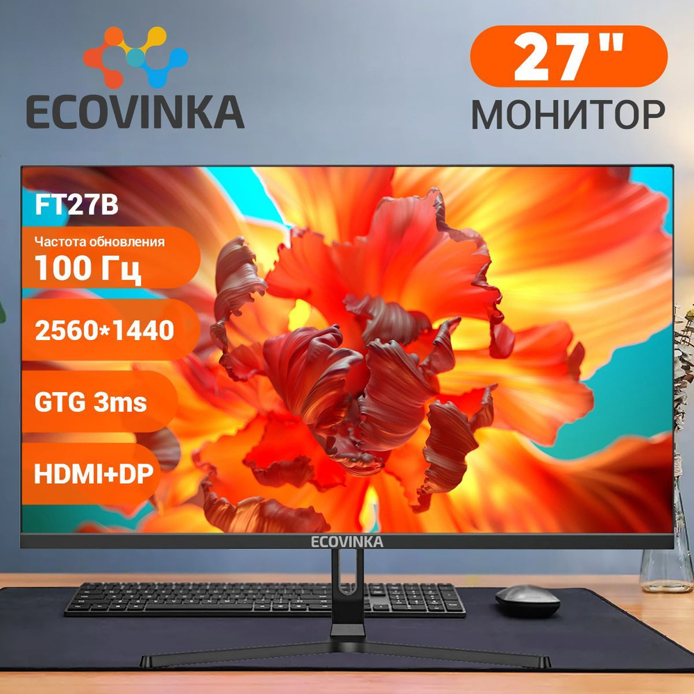 ECOVINKA 27" Монитор FT27B, черный #1