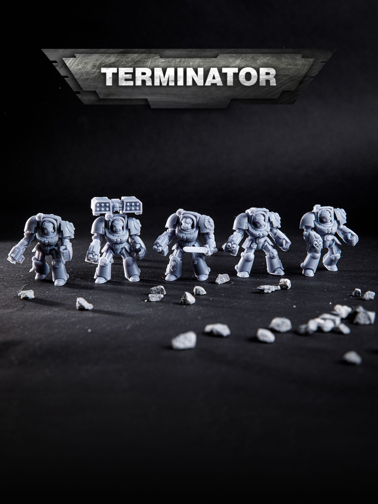 Terminator Squad Space marines Терминаторы миниатюры для настольной игры Warhammer 40000  #1