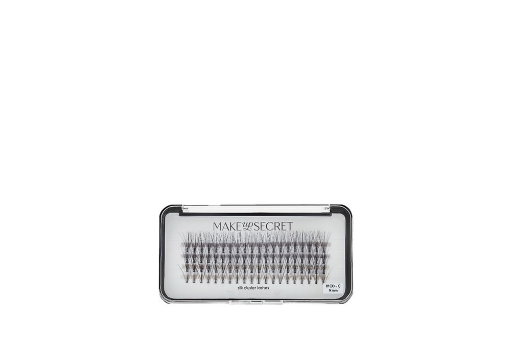 Пучки для ресниц 14 мм MAKE UP SECRET Silk cluster lashes B10D-C #1