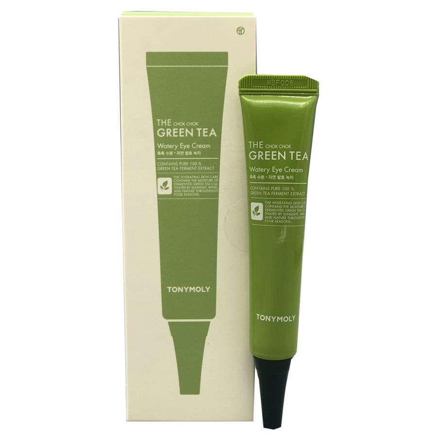 Tonymoly Увлажняющий крем для кожи вокруг глаз The Chok Chok Green Tea Watery Eye Cream, с экстрактом #1