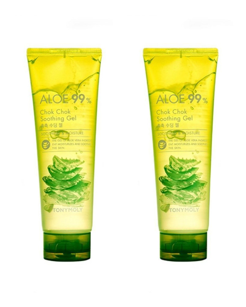 Tonymoly Увлажняющий гель для лица и тела Aloe 99% Chok Chok Soothing Gel, с экстрактом алоэ вера, 250 #1