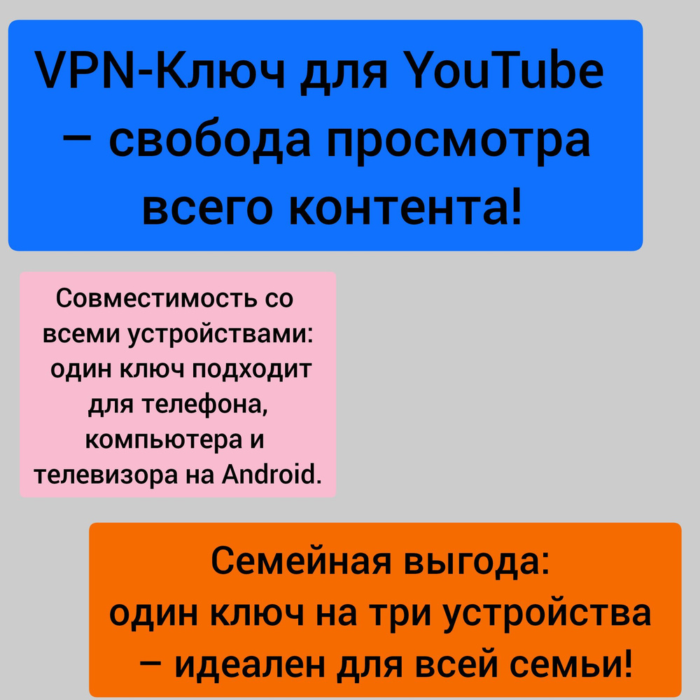 Ключ VPN для просмотра YouTube купить на OZON по низкой цене (1815807636)
