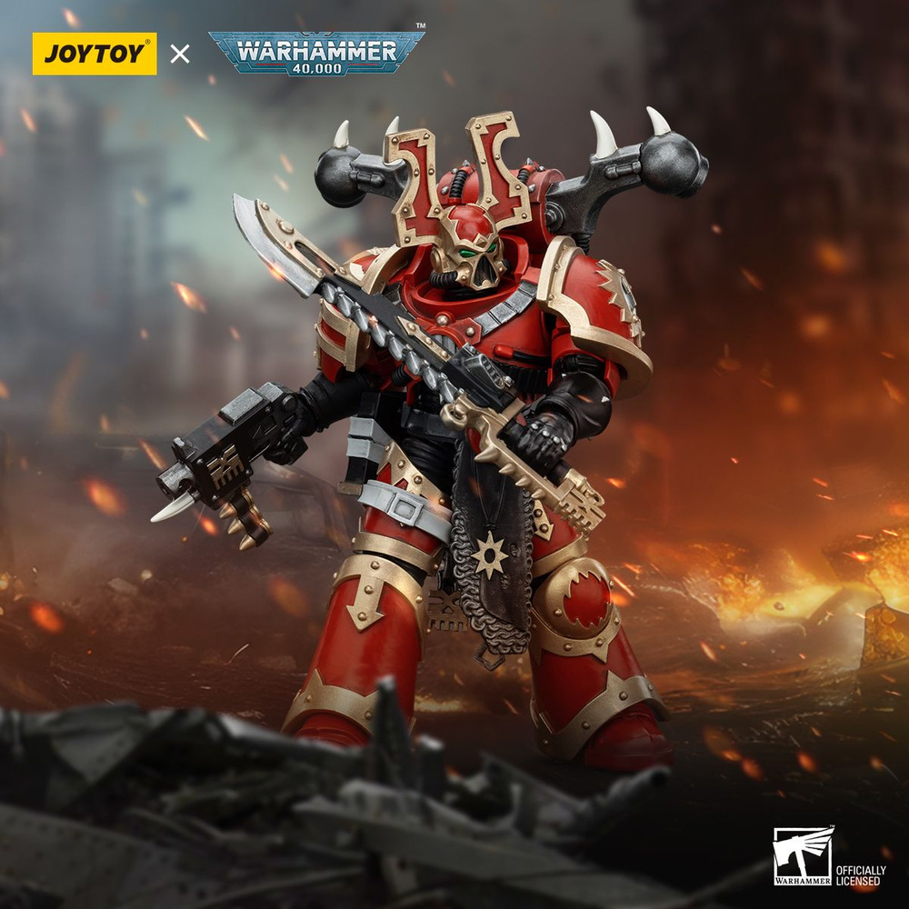 Warhammer 40k Actionfigur 1/18 World Eaters Khorne Berzerker 1 13 cm Warhammer 40k Actionfigur 1/18 World Eaters Khorne Berzerker 1 13 cm
