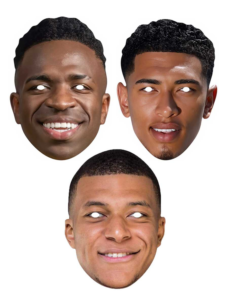 Набор масок "Реал Мадрид", картон #1