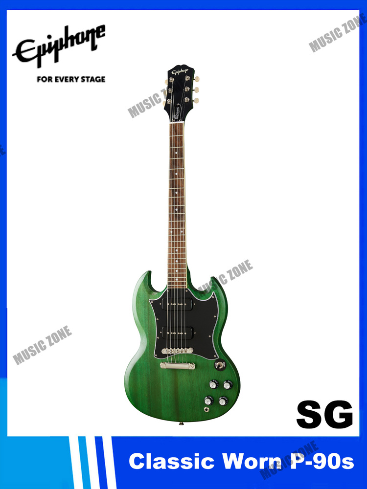 Epiphone SG Classic Worn P-90s Электрогитара 6-струнная купить на