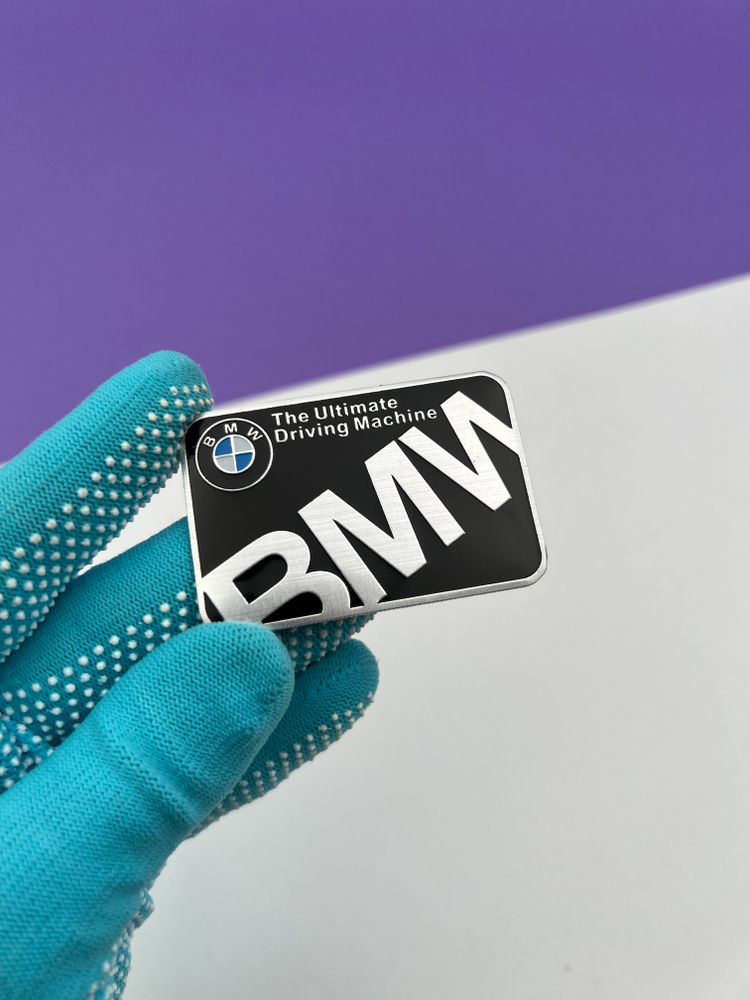 Наклейка алюминиевая с эмблемой BMW надпись M Performance купить c ...