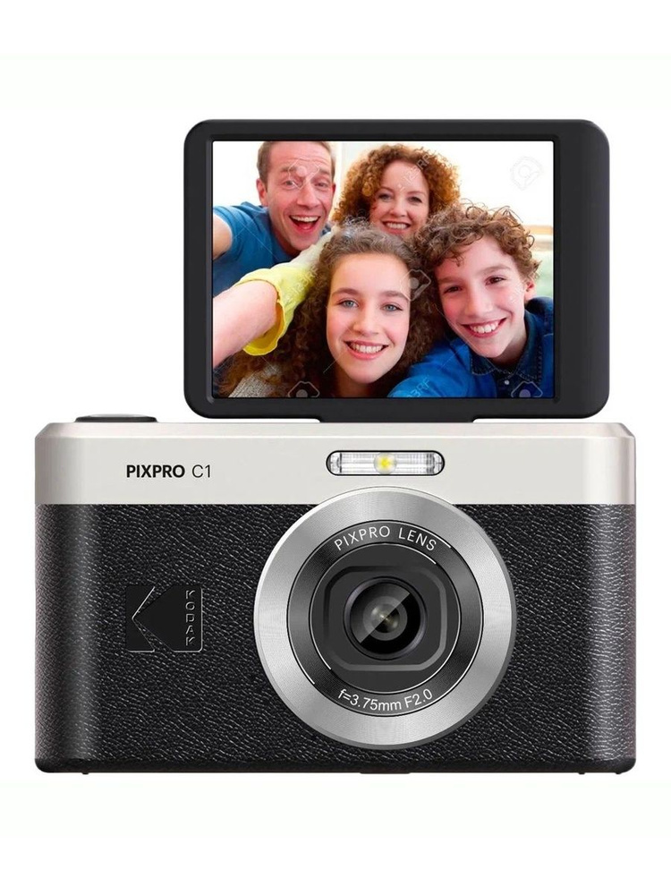KODAK PIXPRO C1 ブラック Фотоаппарат Kodak PIXPRO C1 , Черный цвет, Цифровой зум, FULL HD
