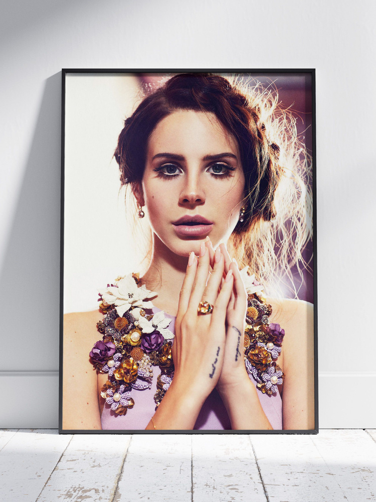 Плакат на стену для интерьера Лана Дель Рей (Lana Del Rey 6) - Постер по музыке и артисту формата A3 #1